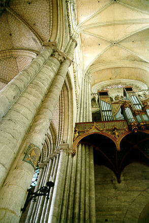 In the cathedral of Amiens