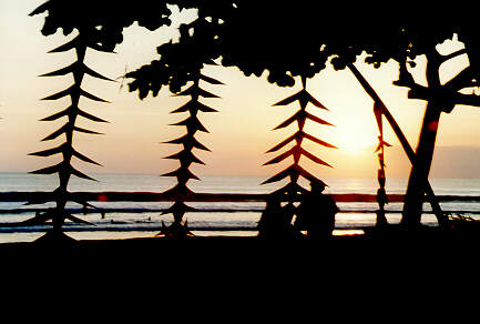 Sunset at Tuban Beach