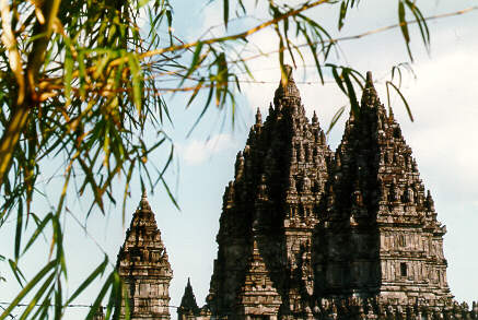 The Hindu temples of Prambanan