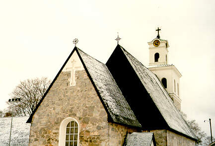 The church in Old Rauma