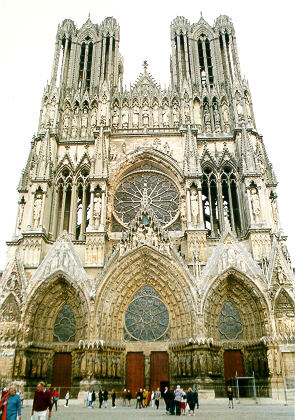 The cathedral of Reims